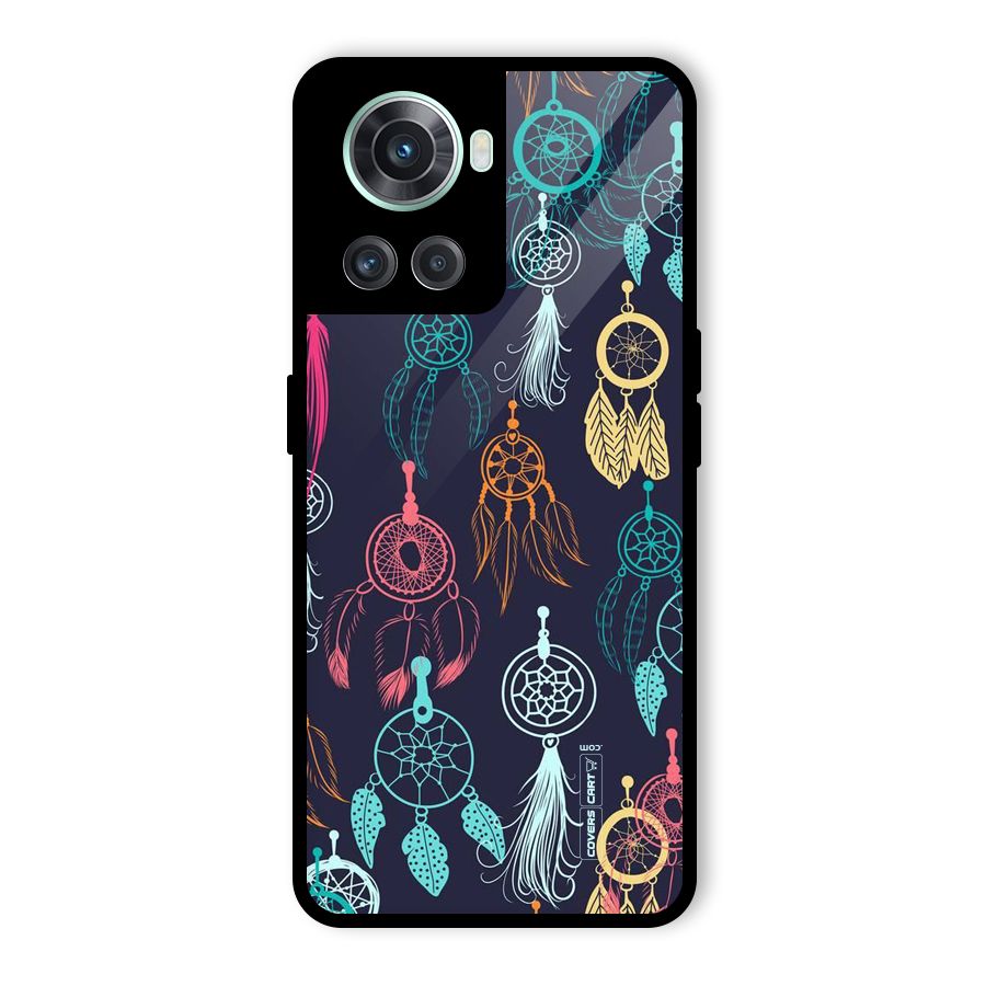 Dream Catcher Pattern Glass Back Case for OnePlus 10R