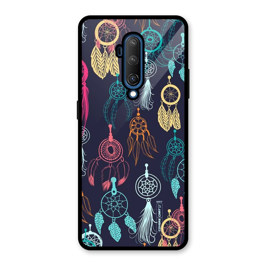 Dream Catcher Pattern Glass Back Case for OnePlus 7T Pro