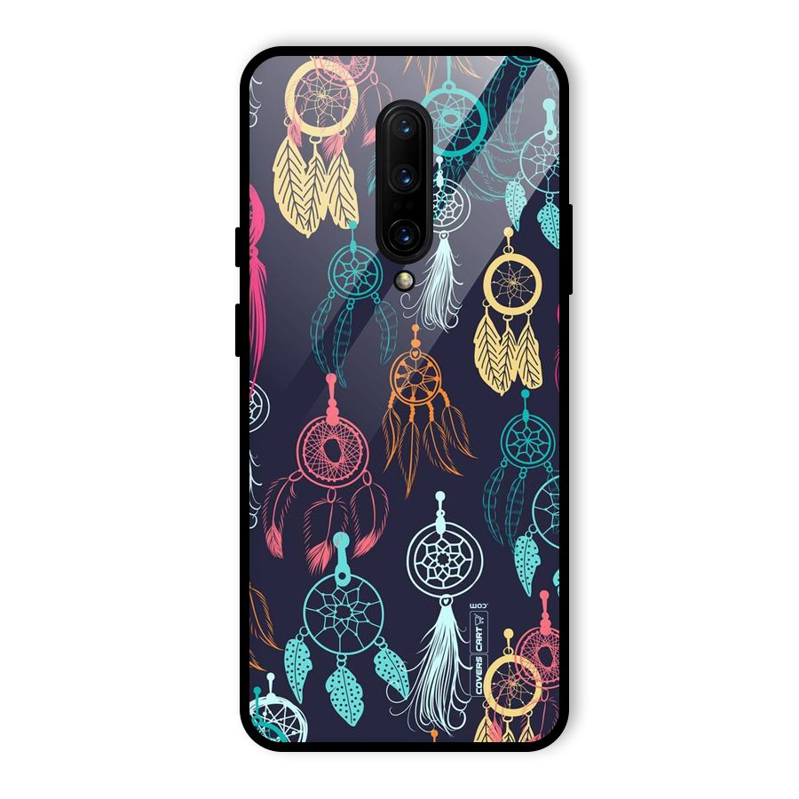 Dream Catcher Pattern Glass Back Case for OnePlus 7 Pro