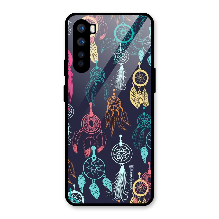 Dream Catcher Pattern Glass Back Case for OnePlus Nord