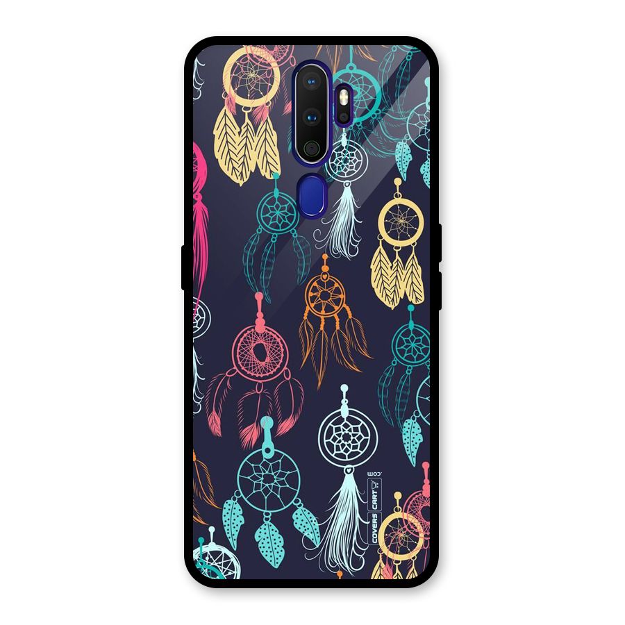 Dream Catcher Pattern Glass Back Case for Oppo A9 (2020)