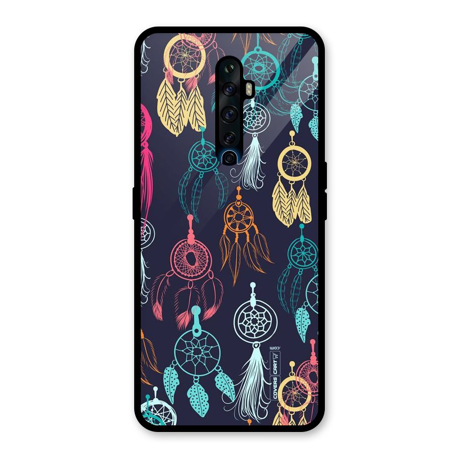 Dream Catcher Pattern Glass Back Case for Oppo Reno2 Z