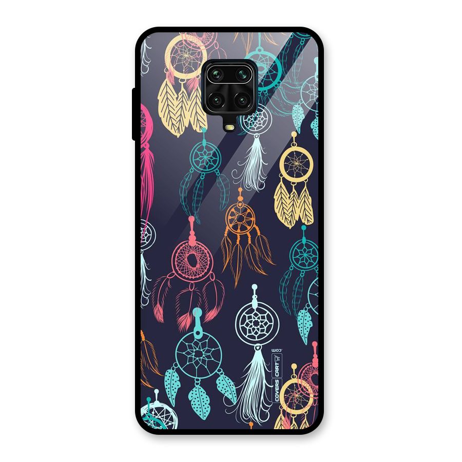 Dream Catcher Pattern Glass Back Case for Poco M2 Pro