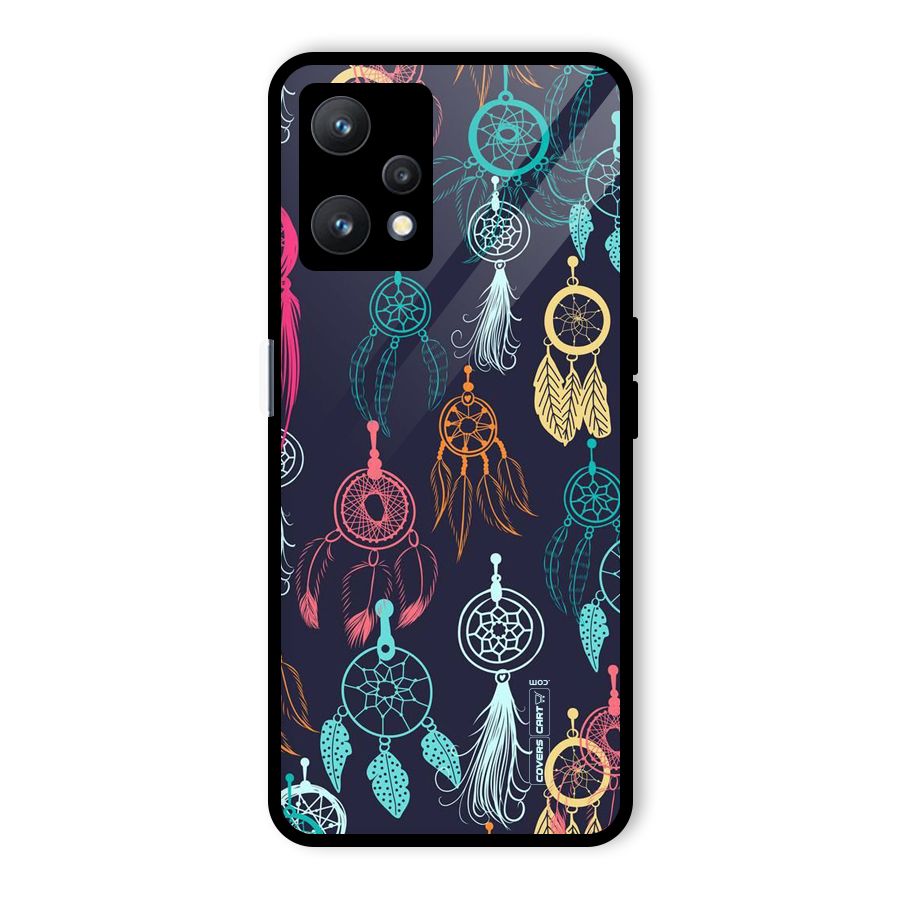 Dream Catcher Pattern Glass Back Case for Realme 9 Pro 5G
