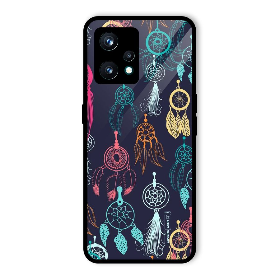 Dream Catcher Pattern Glass Back Case for Realme 9 Pro Plus 5G