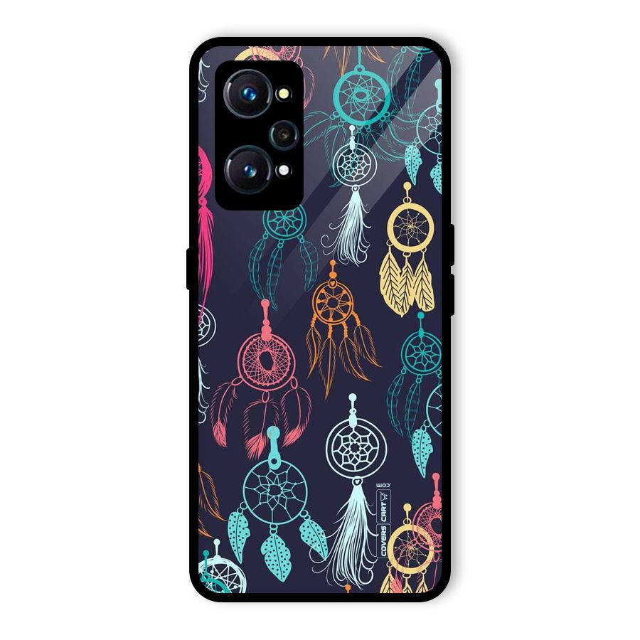 Dream Catcher Pattern Glass Back Case for Realme GT Neo2