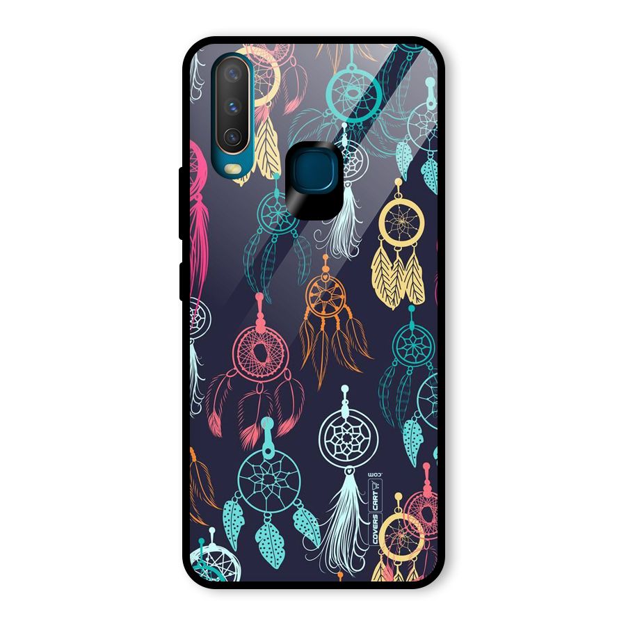 Dream Catcher Pattern Glass Back Case for Vivo U10