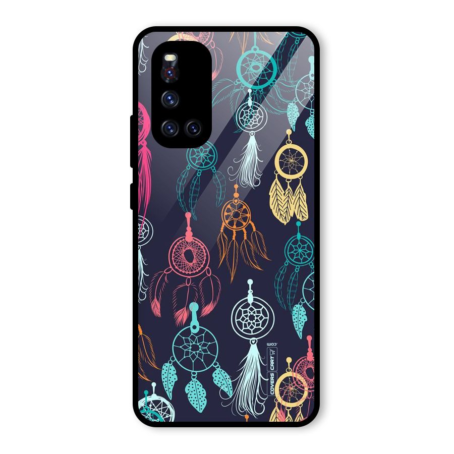 Dream Catcher Pattern Glass Back Case for Vivo V19