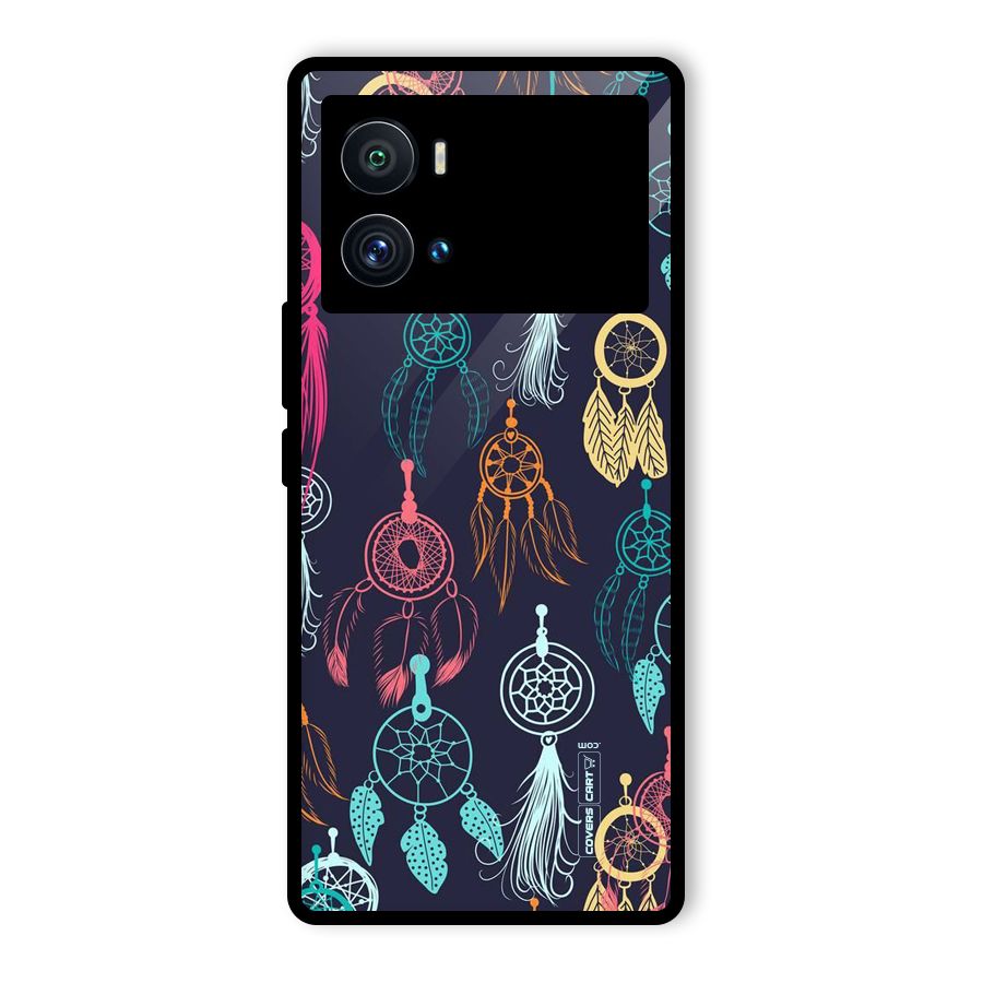 Dream Catcher Pattern Glass Back Case for Vivo iQOO 9 Pro