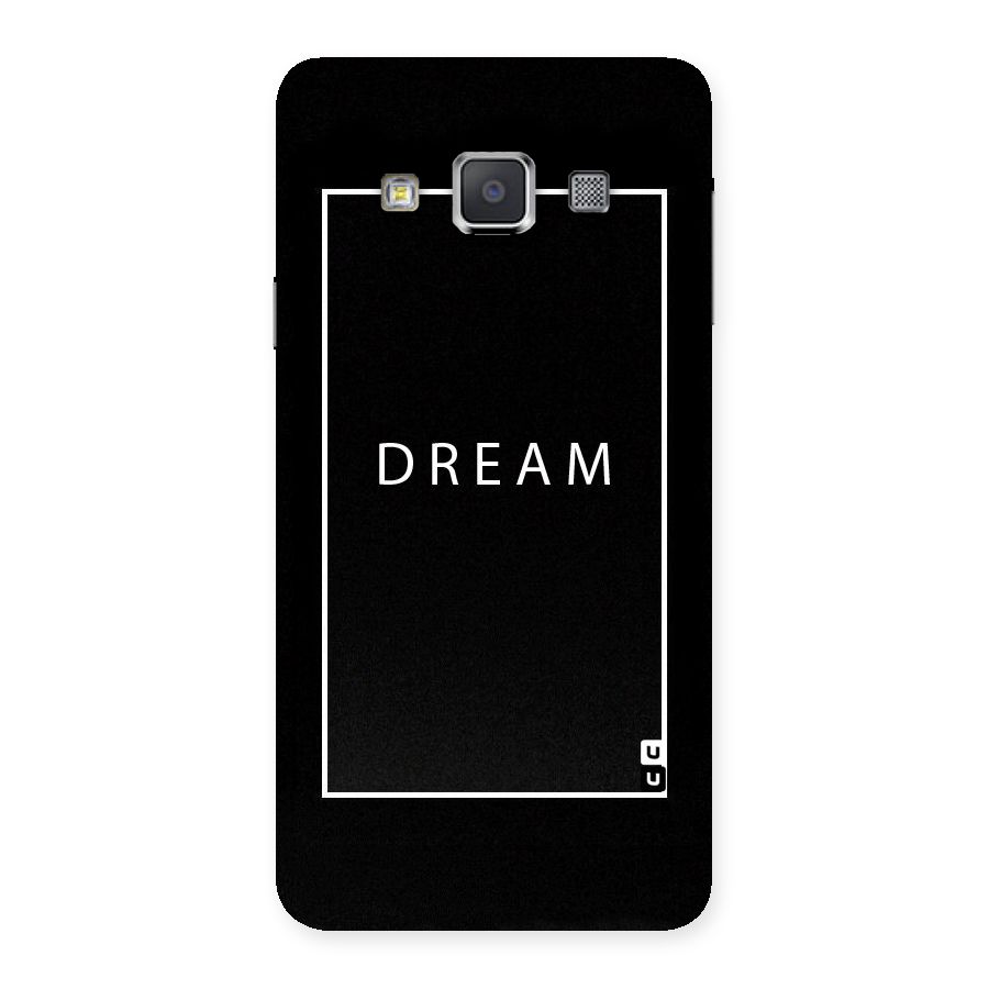 Dream Classic Back Case for Galaxy A3