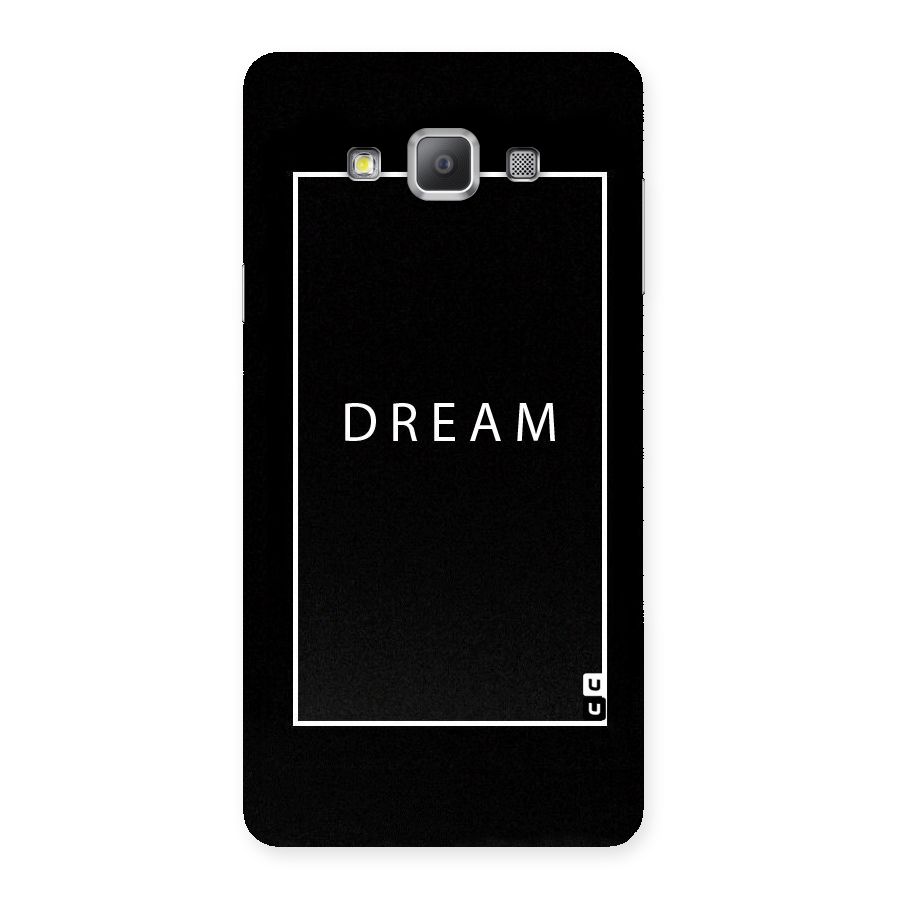 Dream Classic Back Case for Galaxy A7