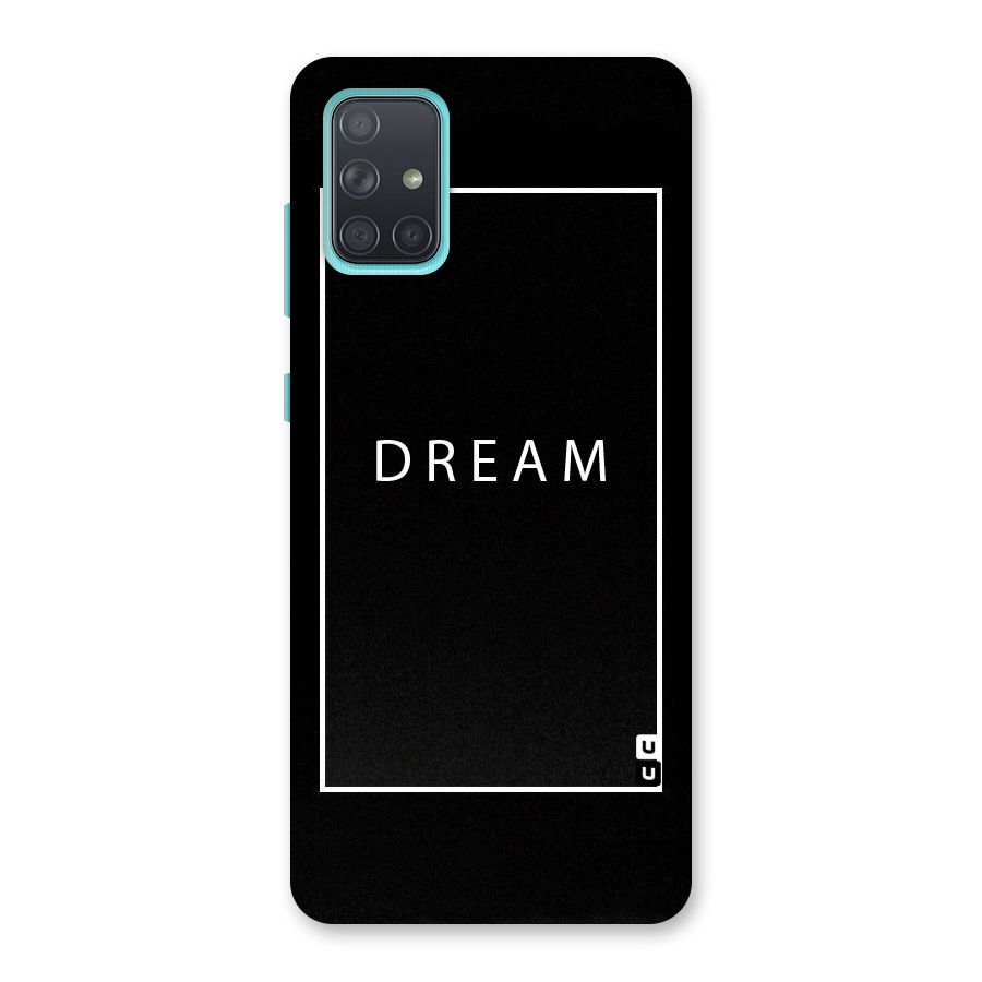 Dream Classic Back Case for Galaxy A71