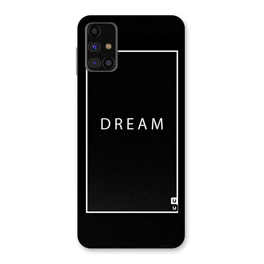 Dream Classic Back Case for Galaxy M31s