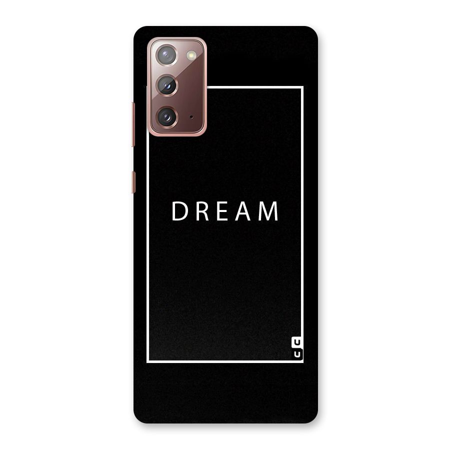 Dream Classic Back Case for Galaxy Note 20