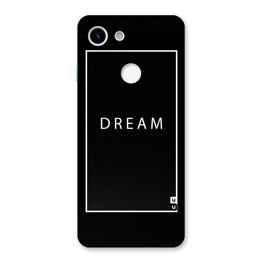 Dream Classic Back Case for Google Pixel 3