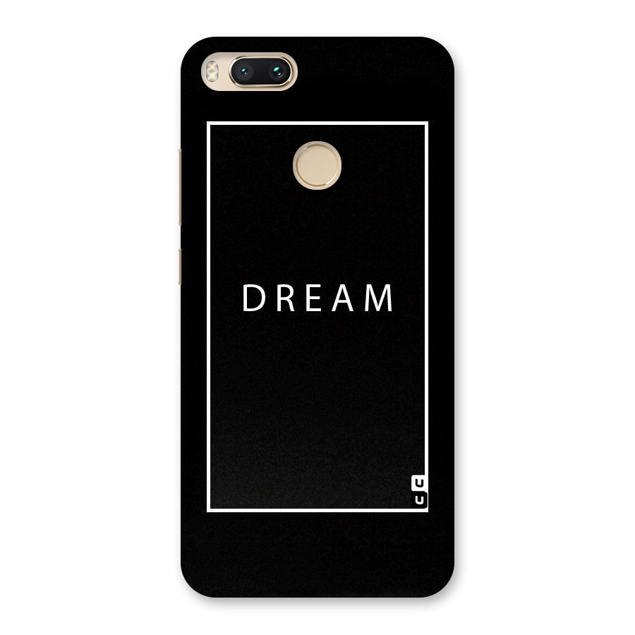 Dream Classic Back Case for Mi A1
