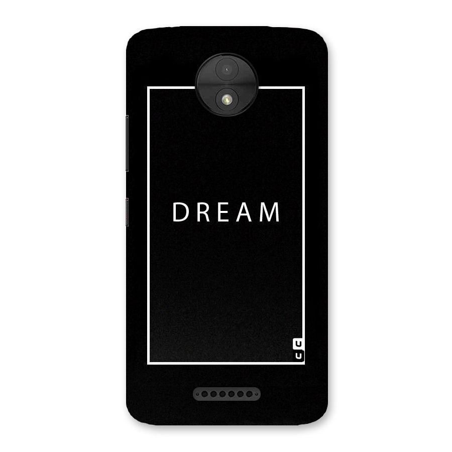 Dream Classic Back Case for Moto C