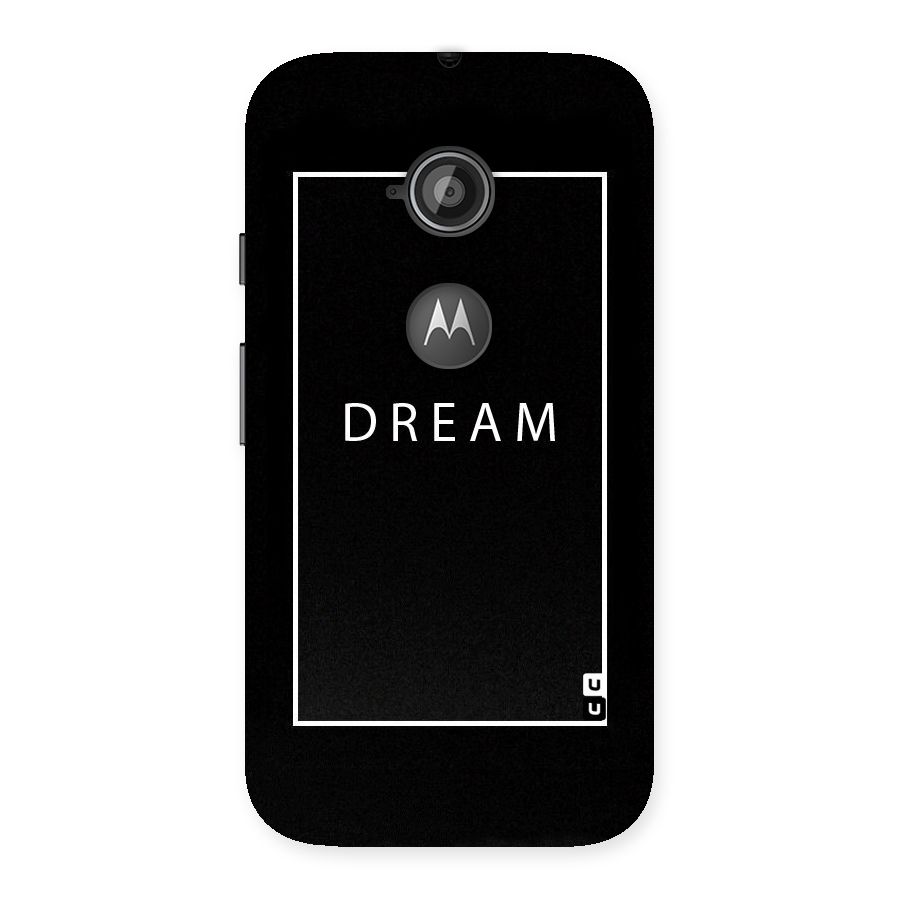 Dream Classic Back Case for Moto E 2nd Gen