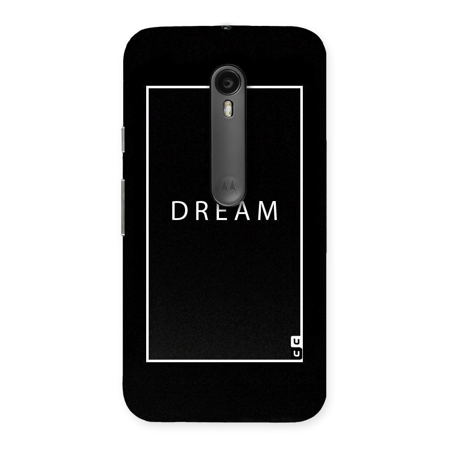 Dream Classic Back Case for Moto G3