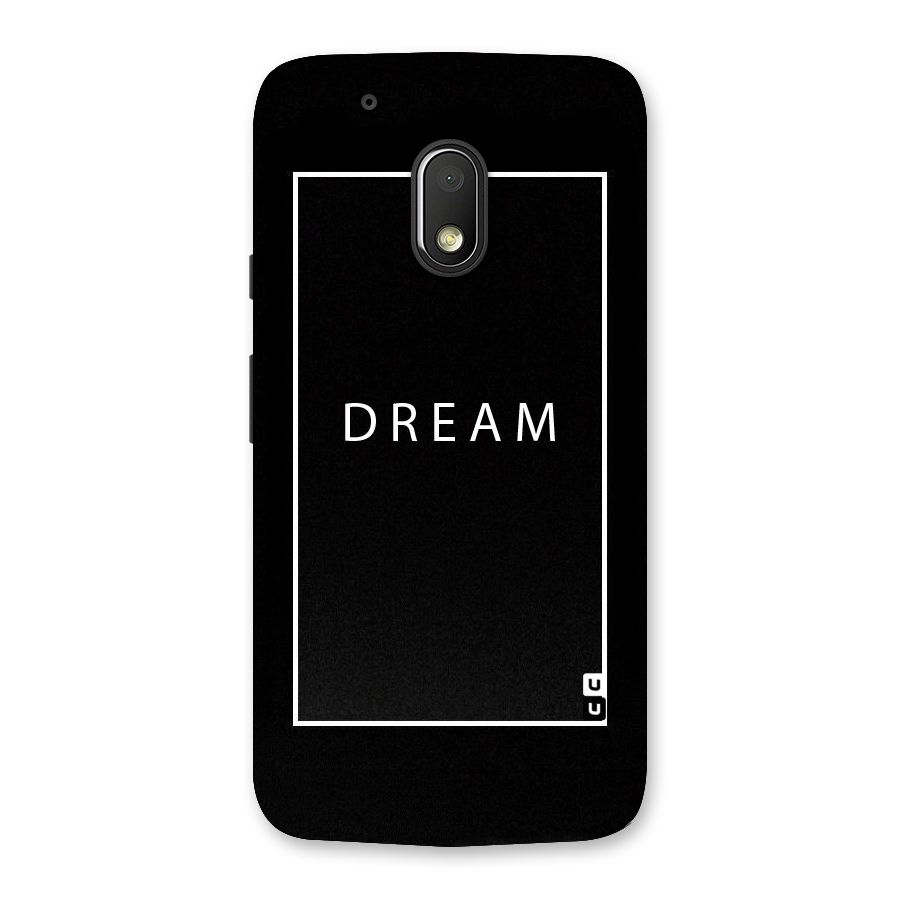 Dream Classic Back Case for Moto G4 Play