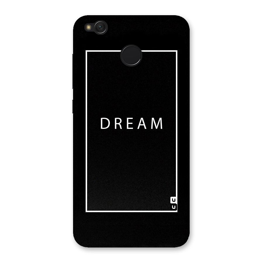 Dream Classic Back Case for Redmi 4