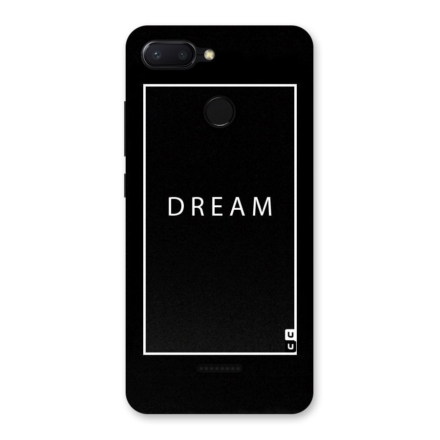 Dream Classic Back Case for Redmi 6