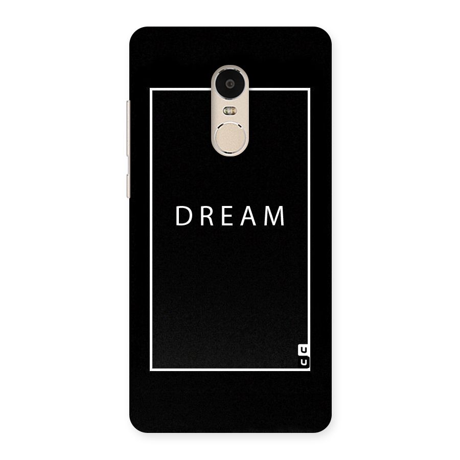 Dream Classic Back Case for Xiaomi Redmi Note 4