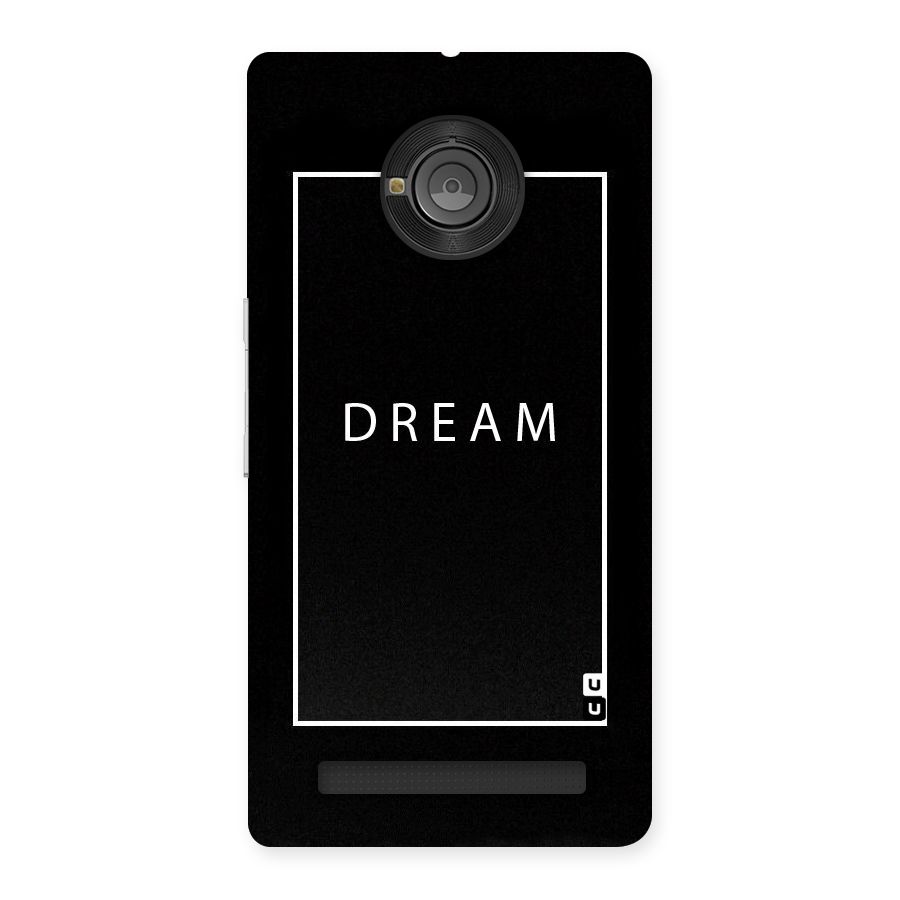Dream Classic Back Case for Yu Yunique
