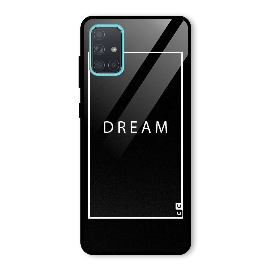 Dream Classic Glass Back Case for Galaxy A71