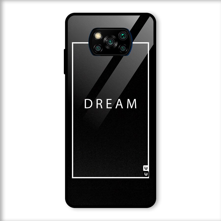 Dream Classic Glass Back Case for Poco X3