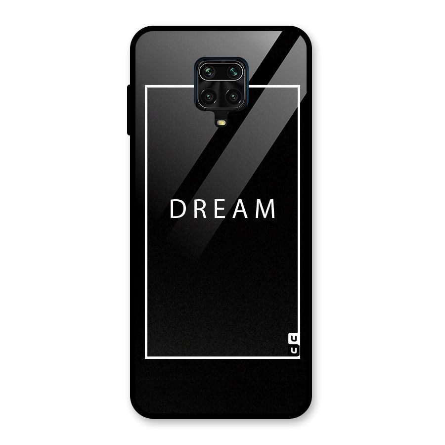 Dream Classic Glass Back Case for Redmi Note 9 Pro