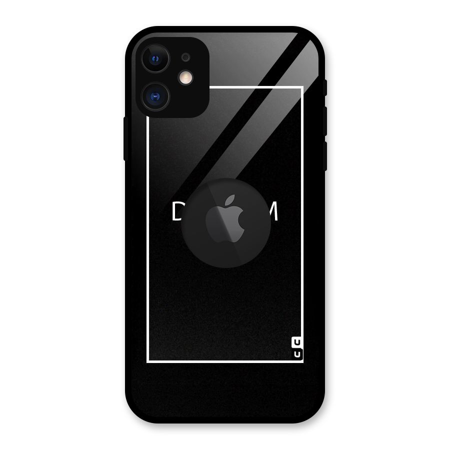 Dream Classic Glass Back Case for iPhone 11 Logo Cut