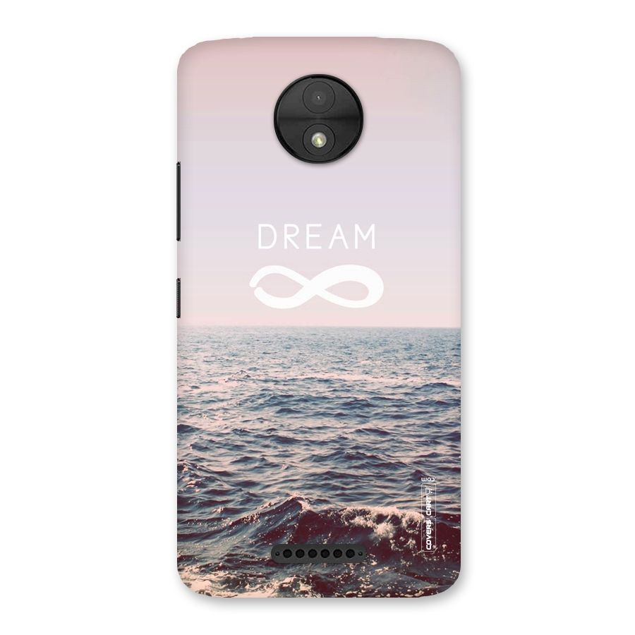 Dream Infinity Back Case for Moto C