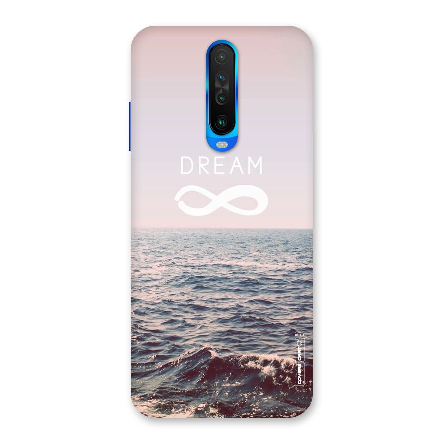 Dream Infinity Back Case for Poco X2