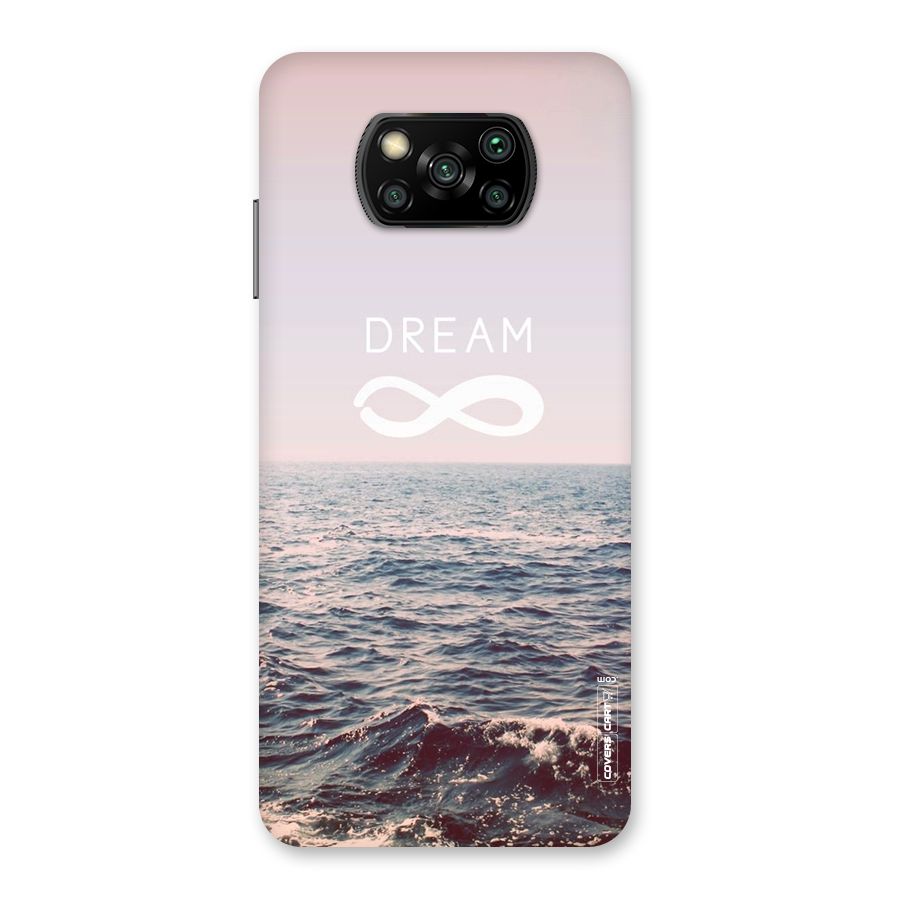 Dream Infinity Back Case for Poco X3