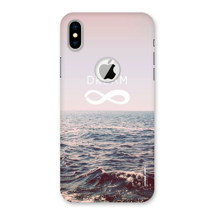 Dream Infinity Back Case for iPhone X Logo Cut