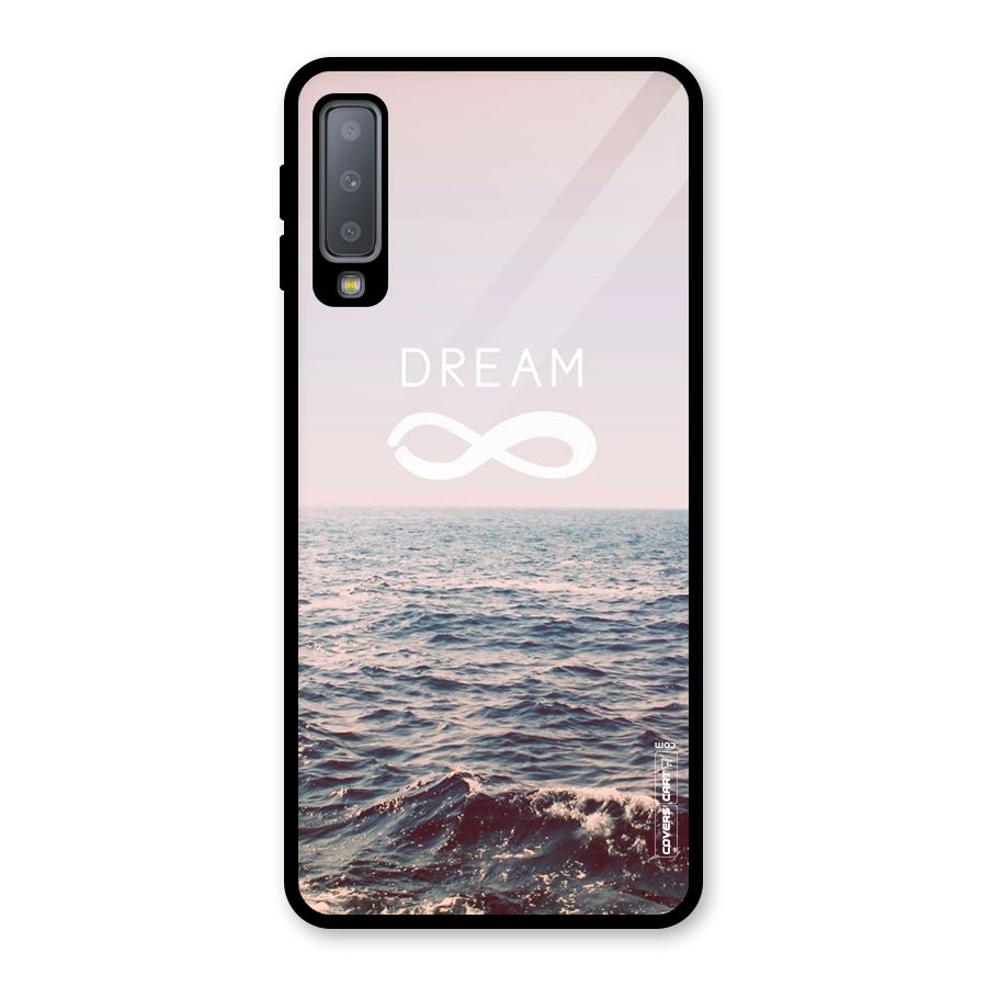 Dream Infinity Glass Back Case for Galaxy A7 (2018)