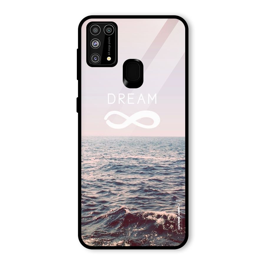 Dream Infinity Glass Back Case for Galaxy F41