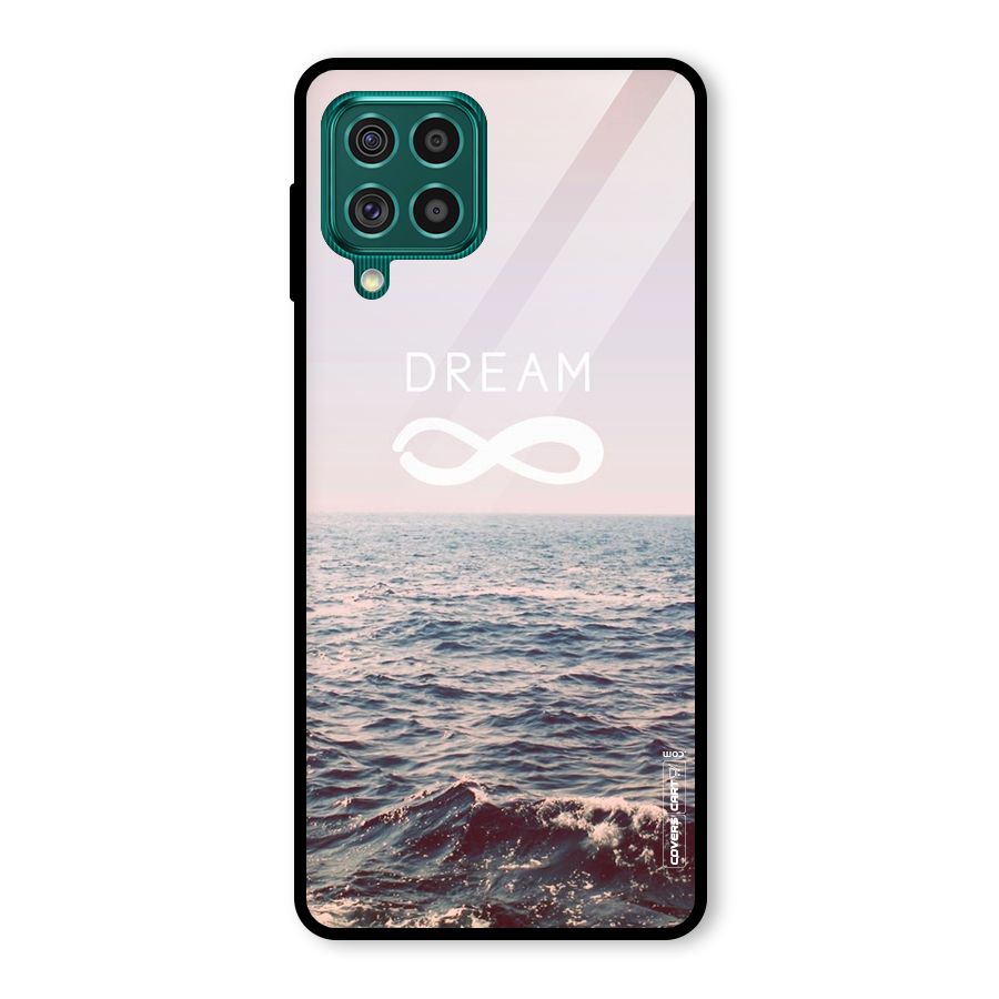 Dream Infinity Glass Back Case for Galaxy F62
