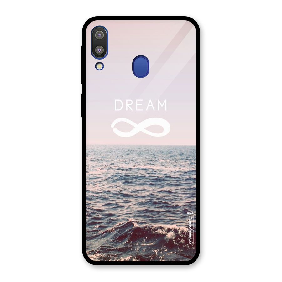 Dream Infinity Glass Back Case for Galaxy M20