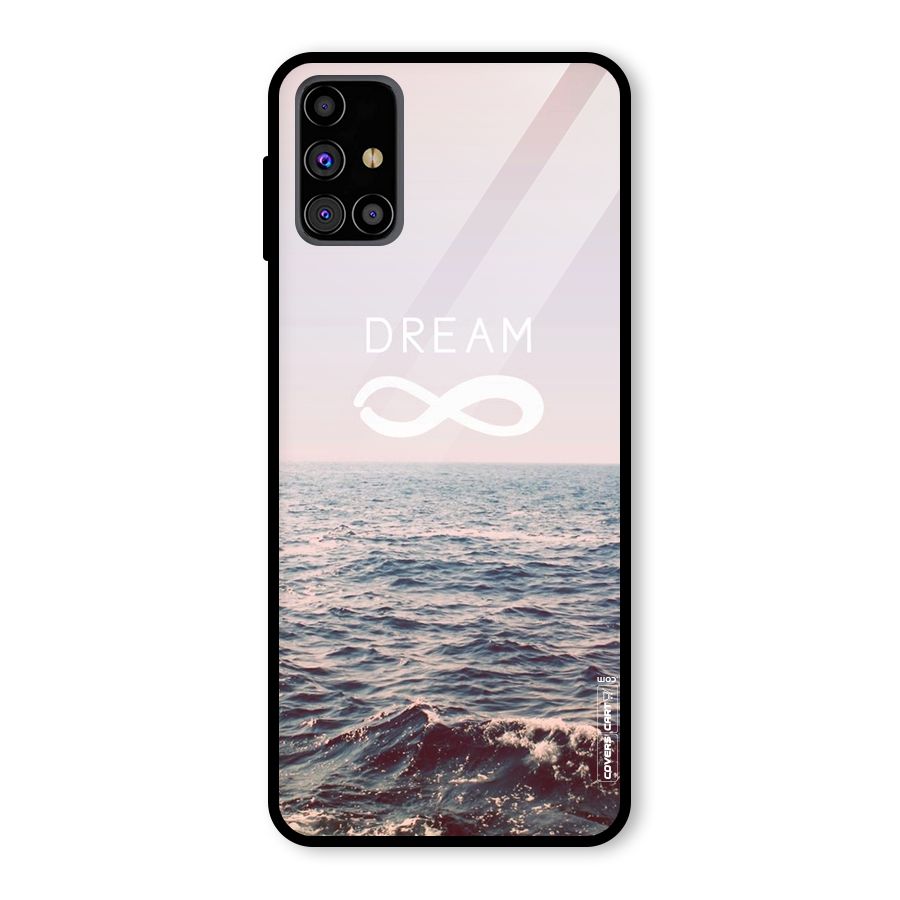 Dream Infinity Glass Back Case for Galaxy M31s