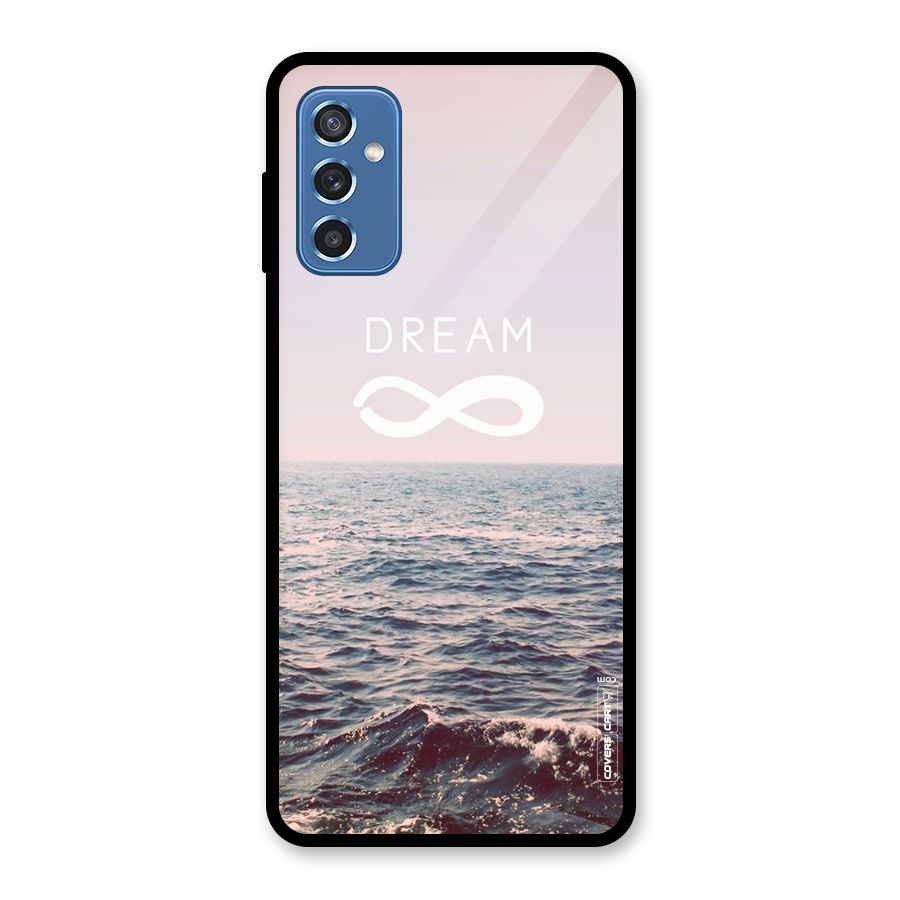 Dream Infinity Glass Back Case for Galaxy M52 5G