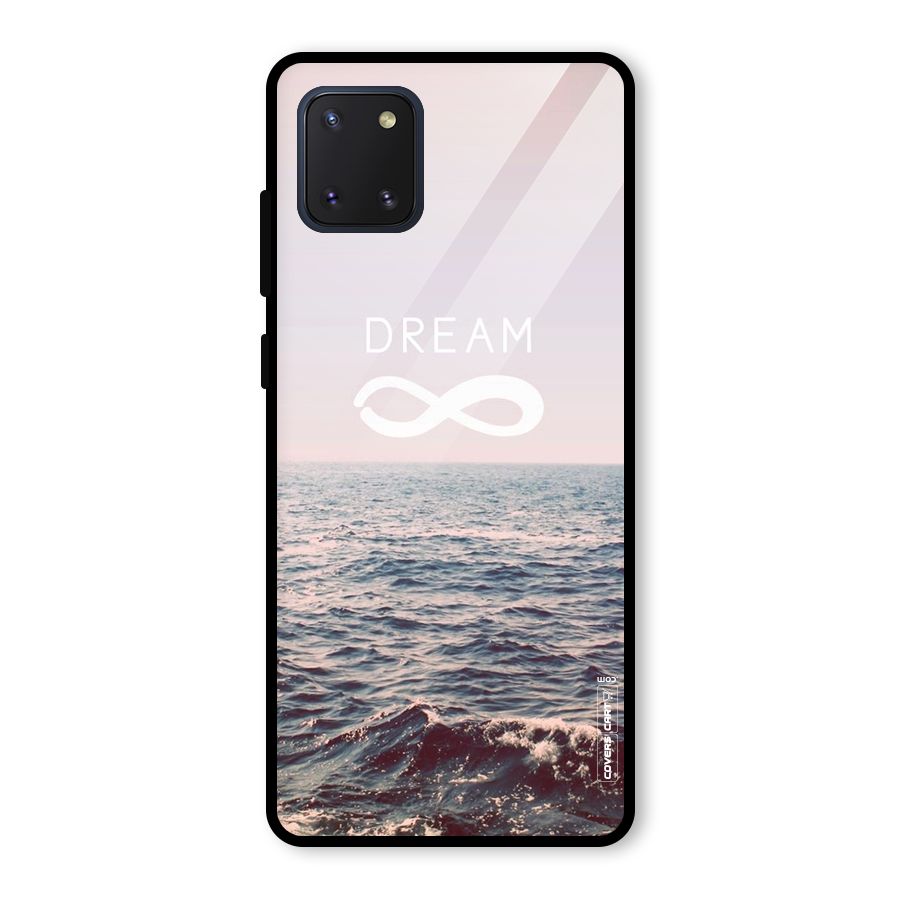 Dream Infinity Glass Back Case for Galaxy Note 10 Lite