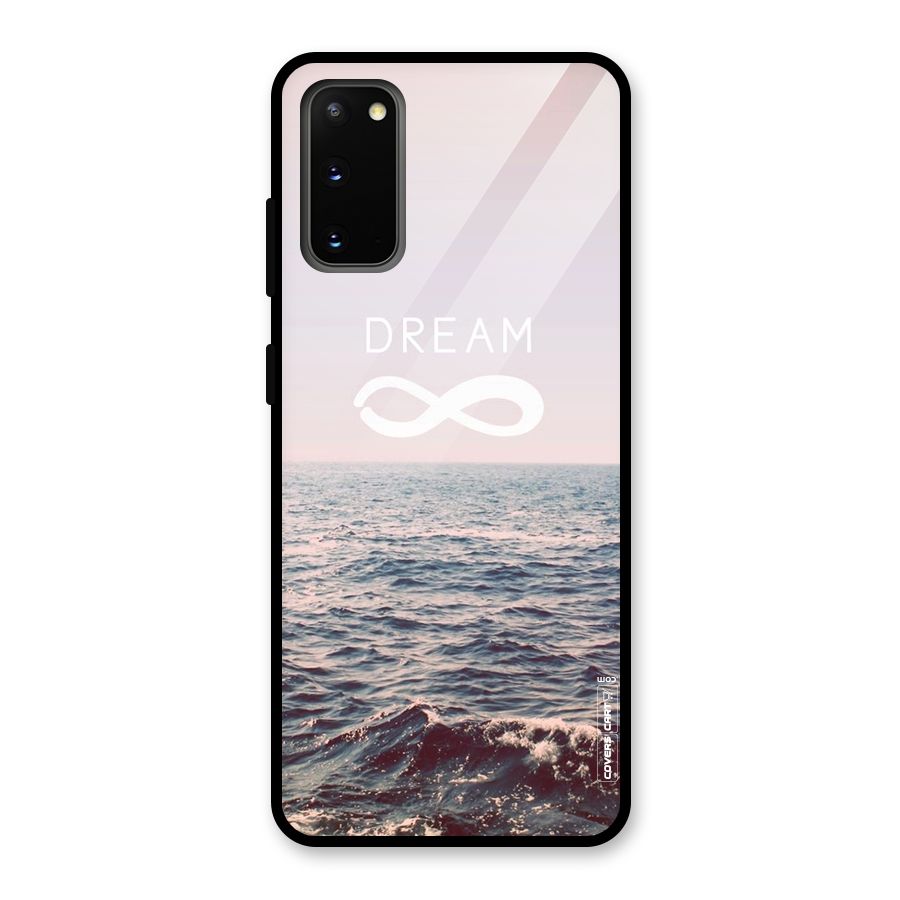 Dream Infinity Glass Back Case for Galaxy S20