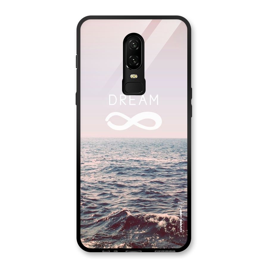 Dream Infinity Glass Back Case for OnePlus 6