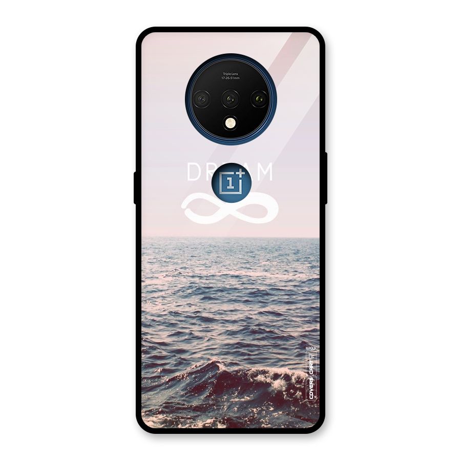 Dream Infinity Glass Back Case for OnePlus 7T