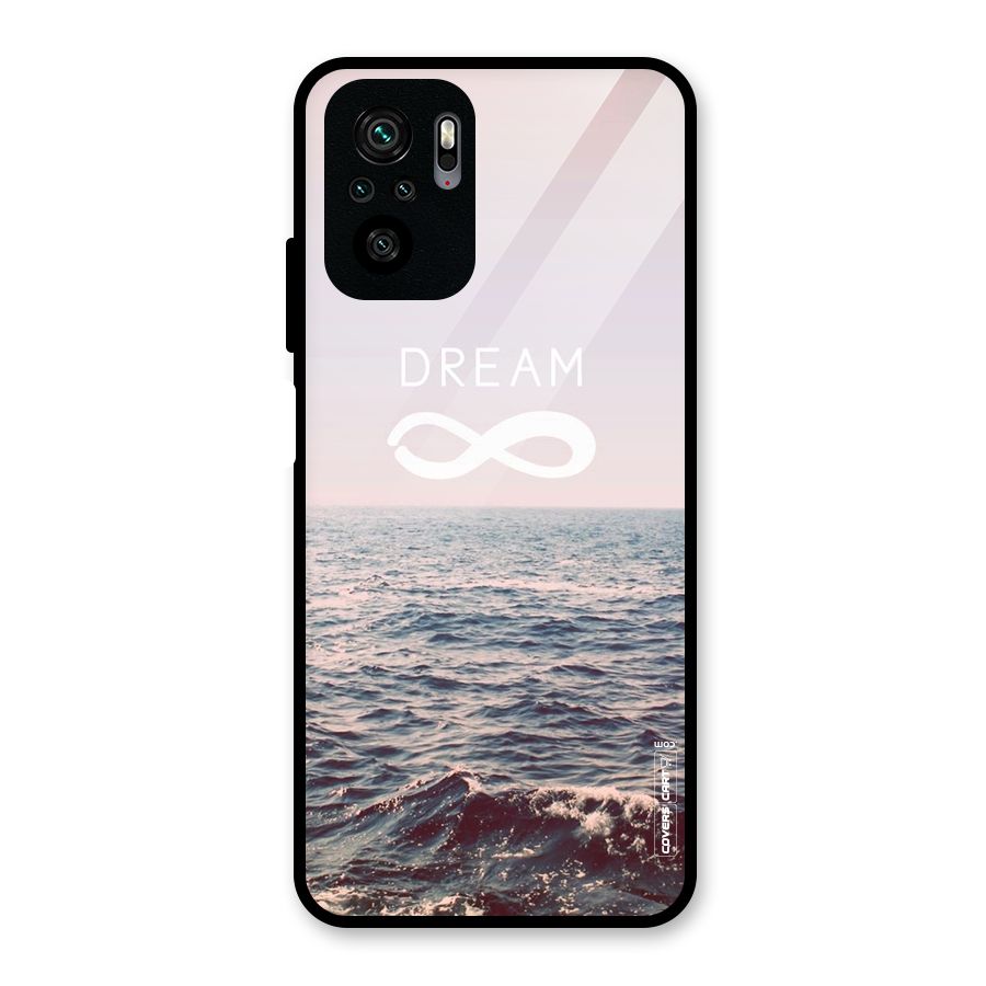 Dream Infinity Glass Back Case for Redmi Note 10S