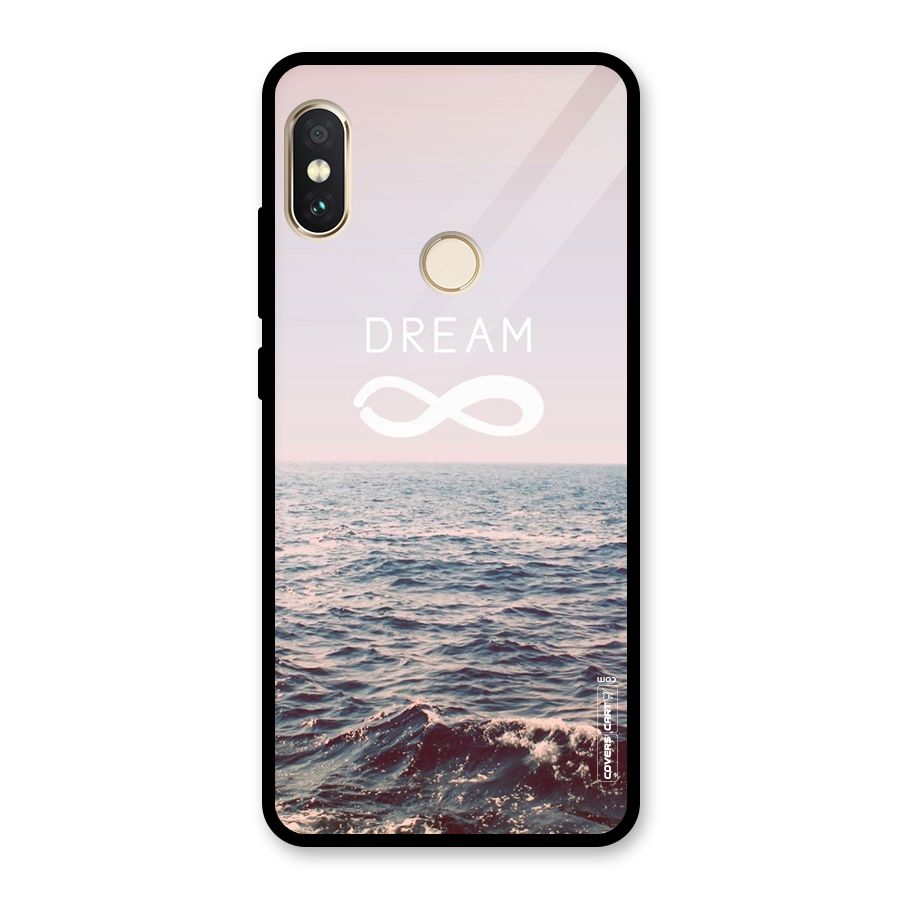 Dream Infinity Glass Back Case for Redmi Note 5 Pro