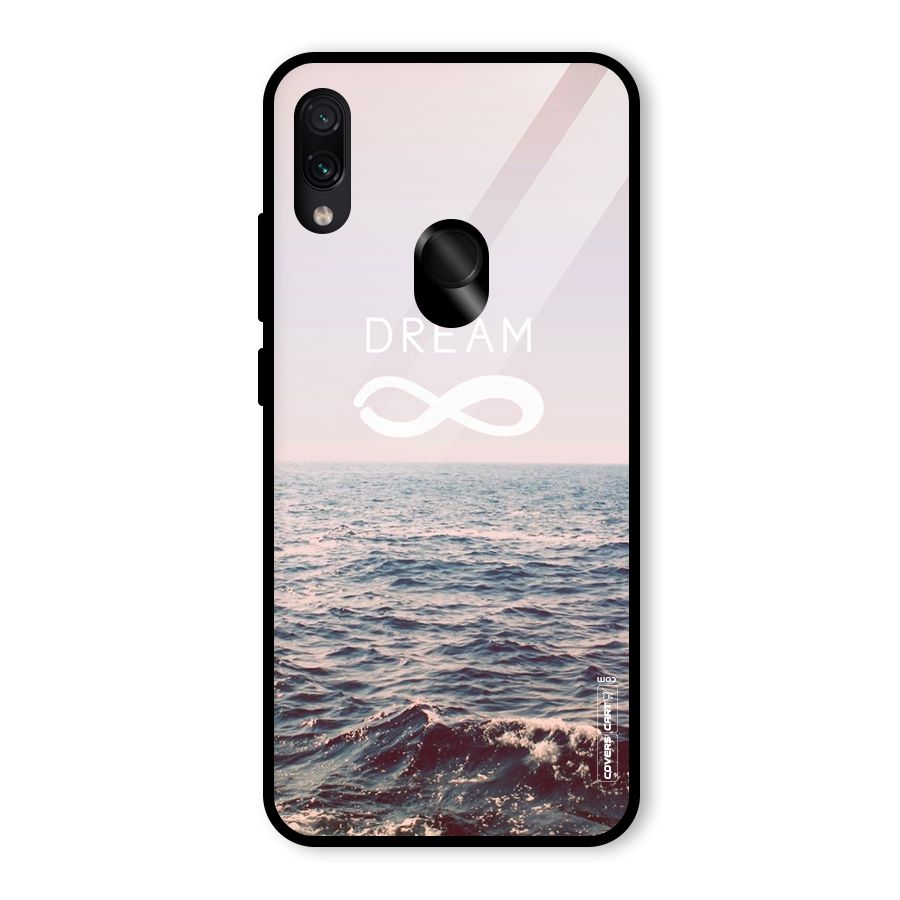 Dream Infinity Glass Back Case for Redmi Note 7 Pro