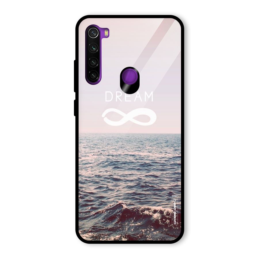 Dream Infinity Glass Back Case for Redmi Note 8
